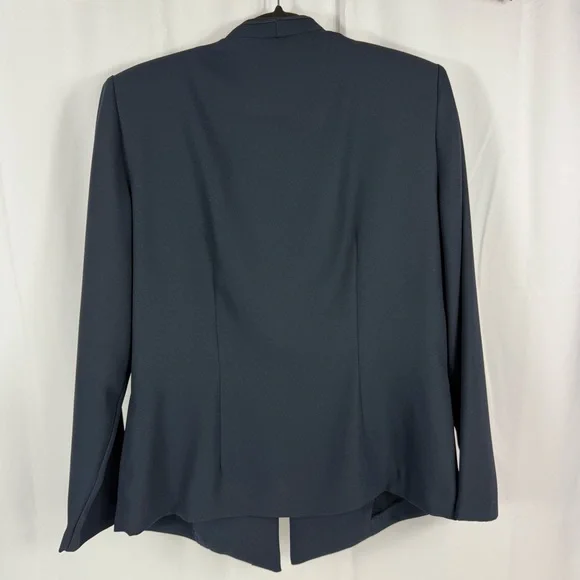 Vtg NOW by Lori Ann Navy Blue Beaded Blazer Shoulder Pads Size 12 Made in Canada - Picture 5 of 16